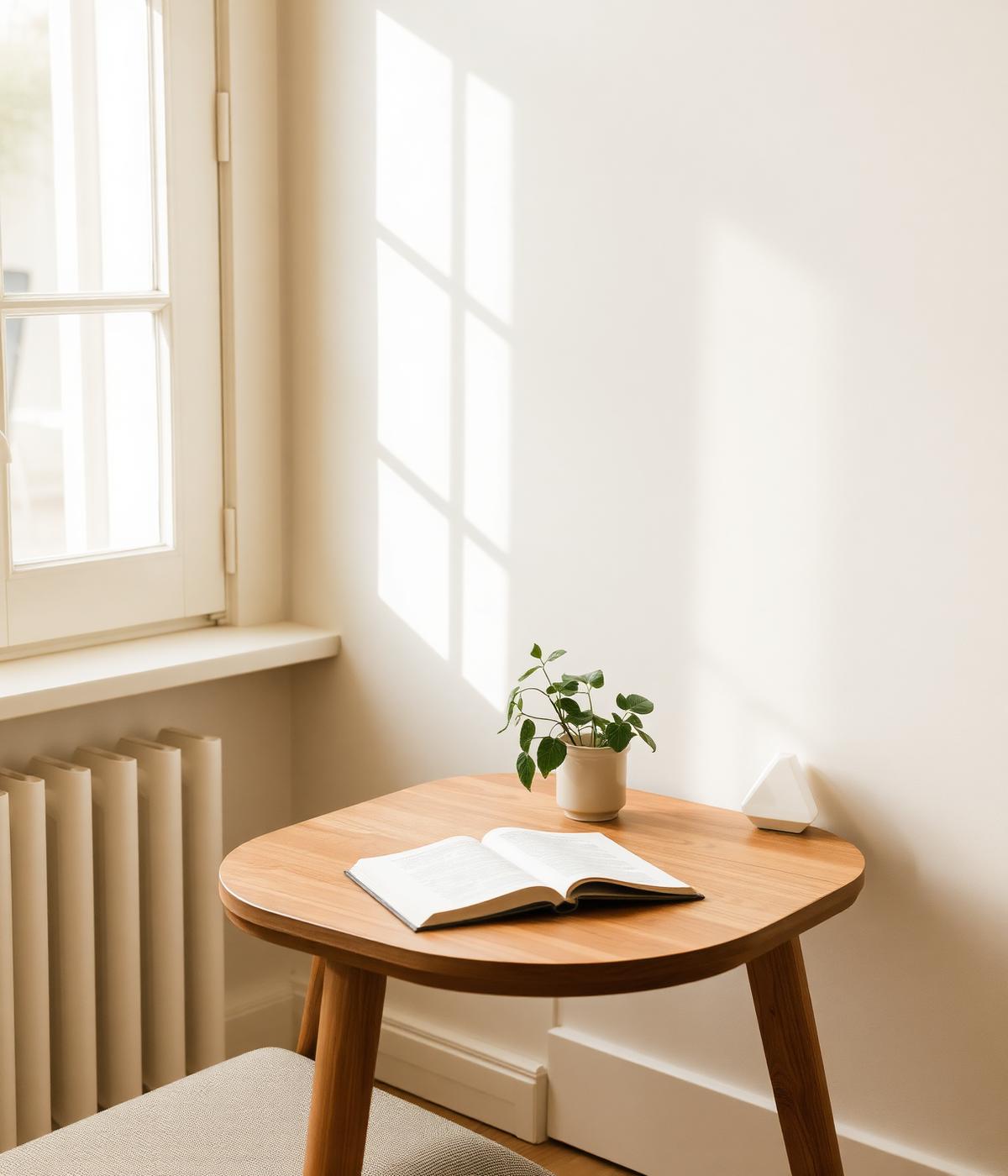 A quiet, sunlit corner of a recovery home